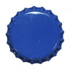 Кроненпробки для стеклянных бутылок синие 26мм 80 шт